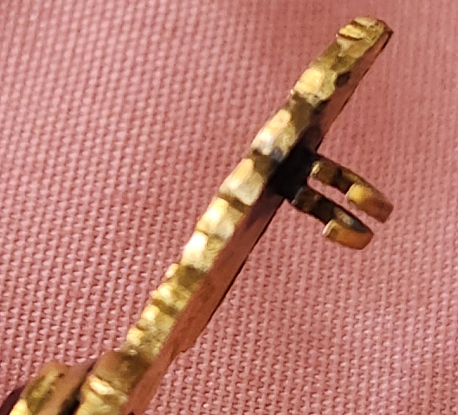 Vtg WWII US Navy Aviator Pilot Sweetheart Wings Pin H&H 1/20 12k GF W/Gemstone