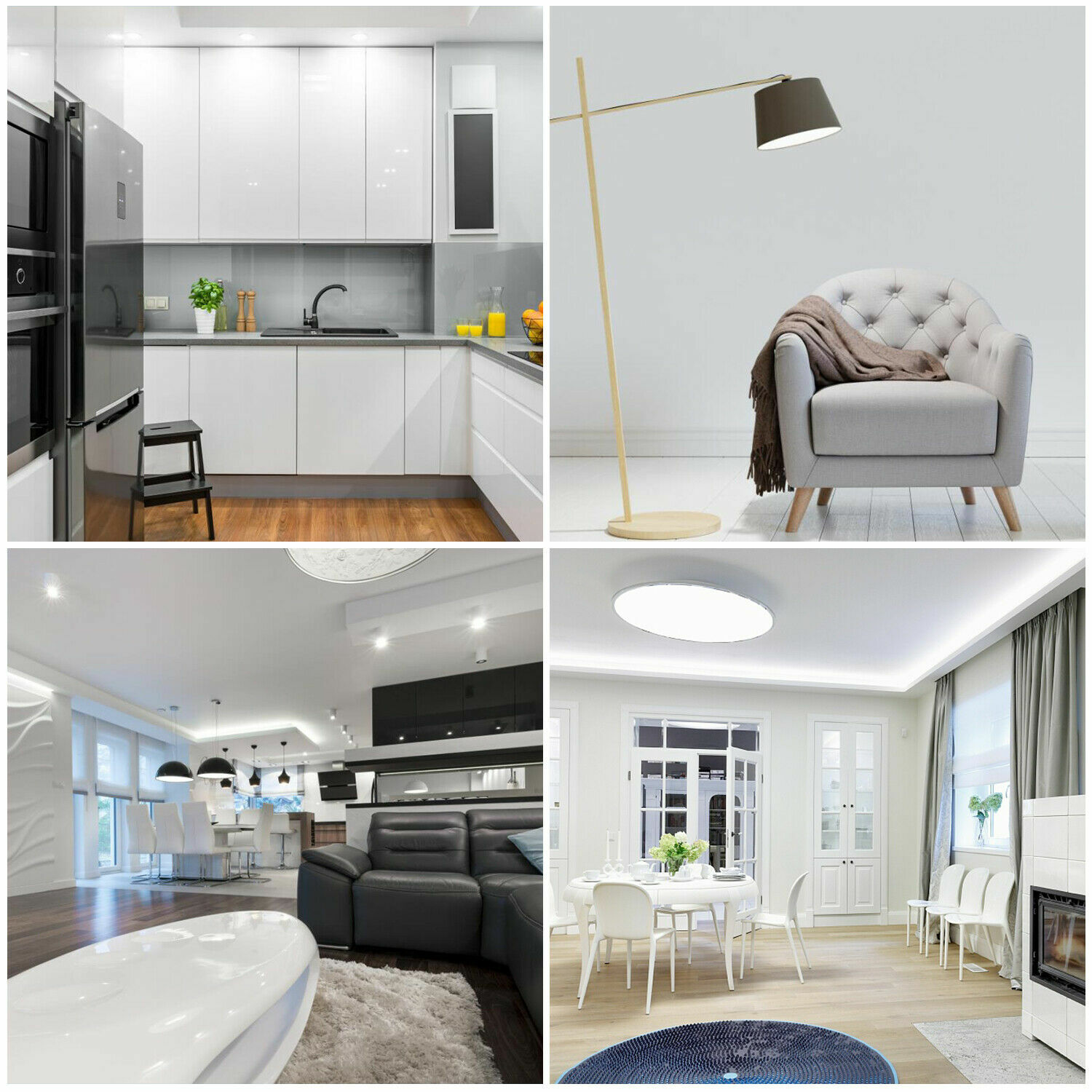 27W 2 Pack LED Light Bulb 250W Equivalent 4000lm A21 5000K Daylight Ceramic Lamp