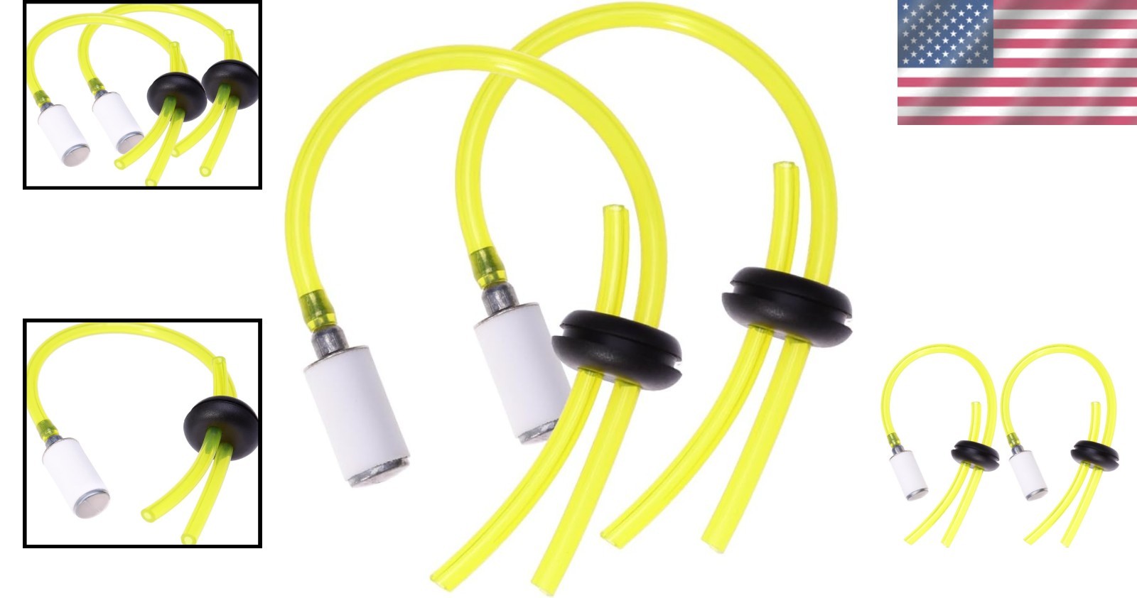 Complete Fuel Line Replacement Kit for Earthquake Models - 2 Grommet Assemblies