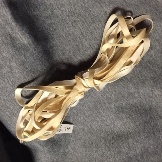 *1/4" Deer Rawhide Lace 19' ONE pc  XX  SUPER  Weight Gloves Rattles Crafts