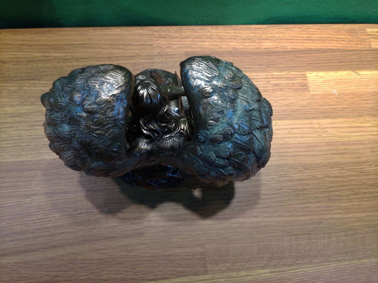 6 1/2" Lucifer the Fallen Archangel Devil Bronze Color Angel Statue