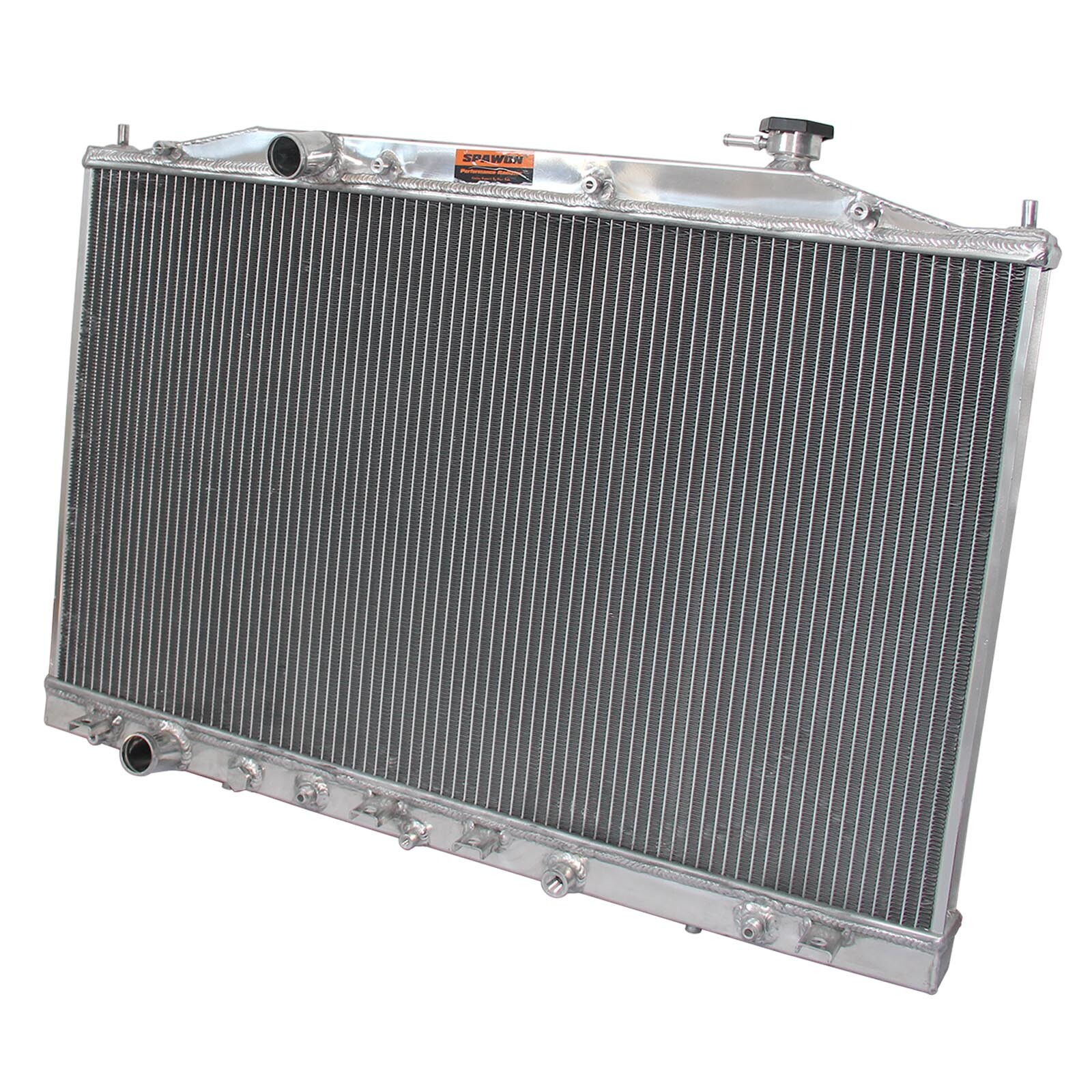 SPAWON Aluminum Radiator For 2011-2017 Honda Odyssey 3.5L V6 3471cc 3 Row AT MT