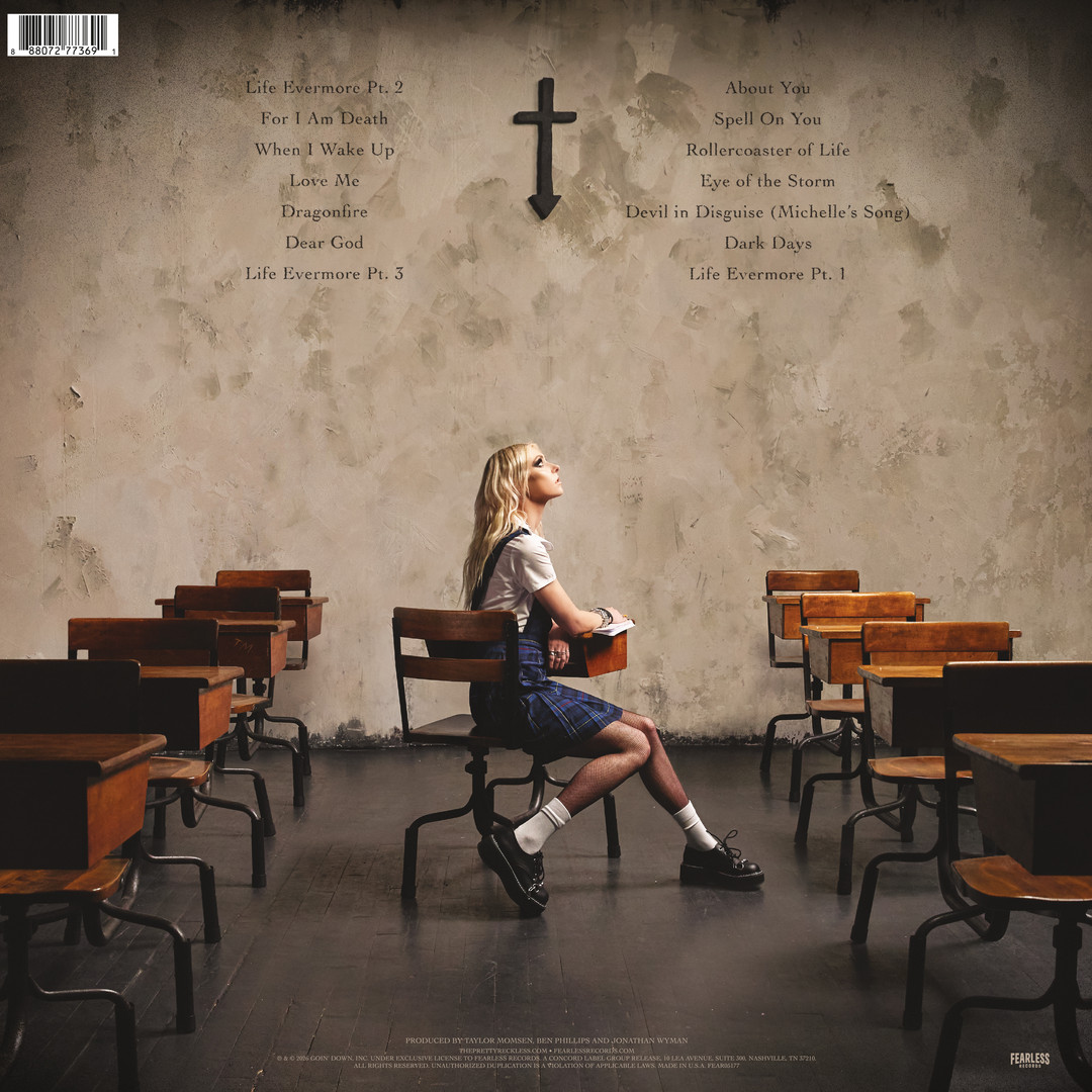 The Pretty Reckless Dear God SIGNED Ghost Vinyl /1000 - PRESALE