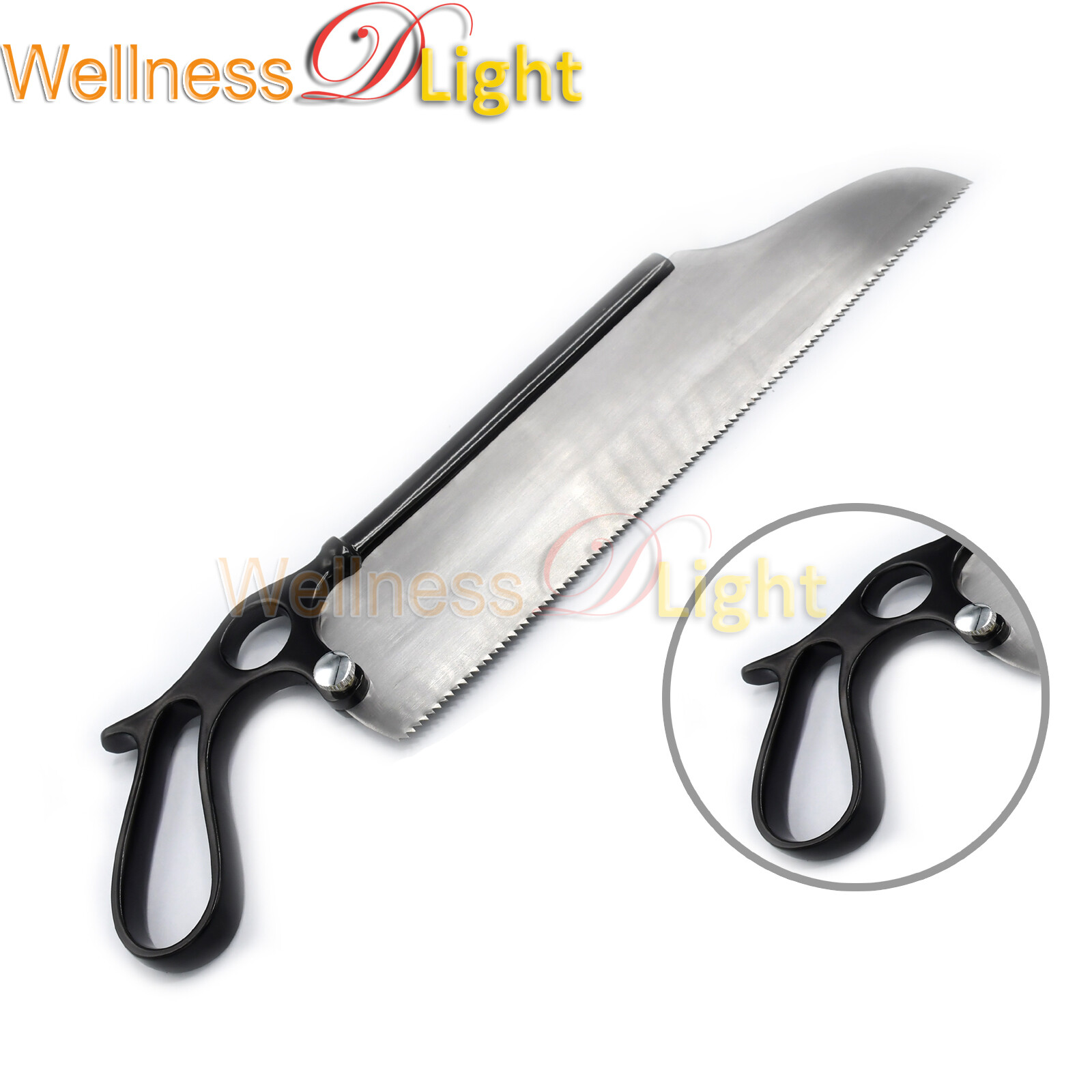 Satterlee Bone Saw 13'' Black Handle Orthopedic Surgical & Vet Instruments