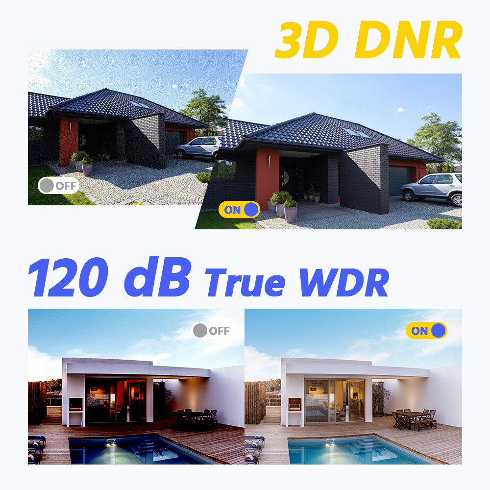 ANNKE 5MP Color POE IP Security Camera System Human Detection 8CH 8MP NVR Audio