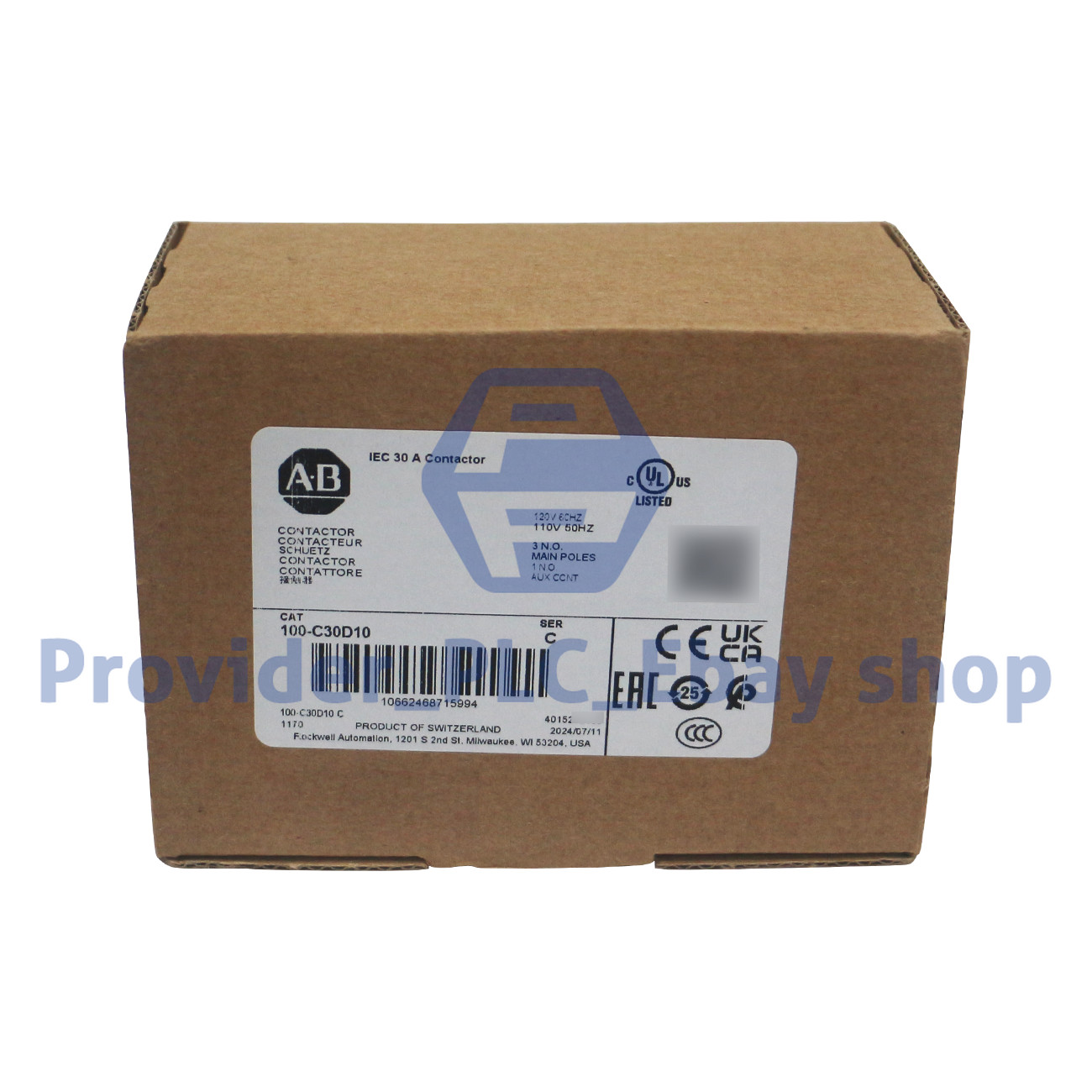 NEW Allen-Bradley 100-C30D10 AB100C30D10 contactor 100-C30*00