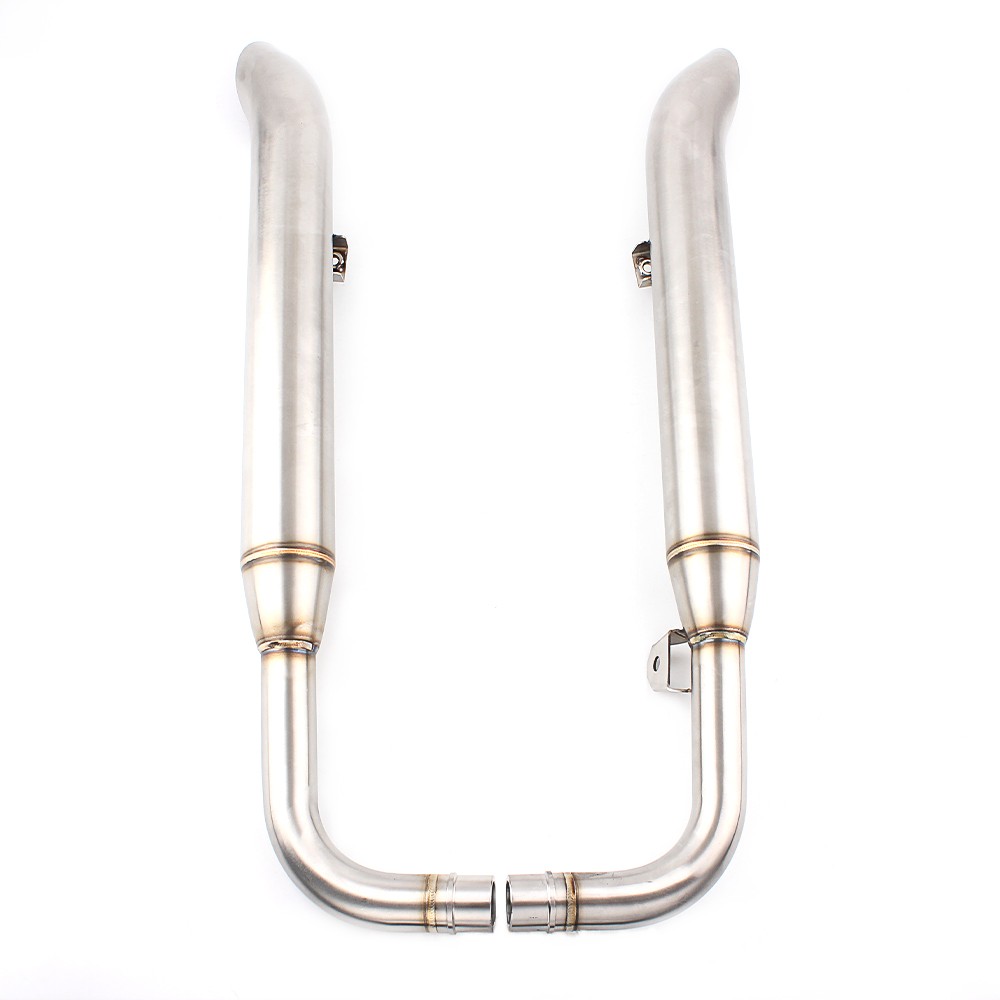 Muffler Exhaust Pipe Stainless Steel For Triumph Bonnieville Bobber T100 T1200