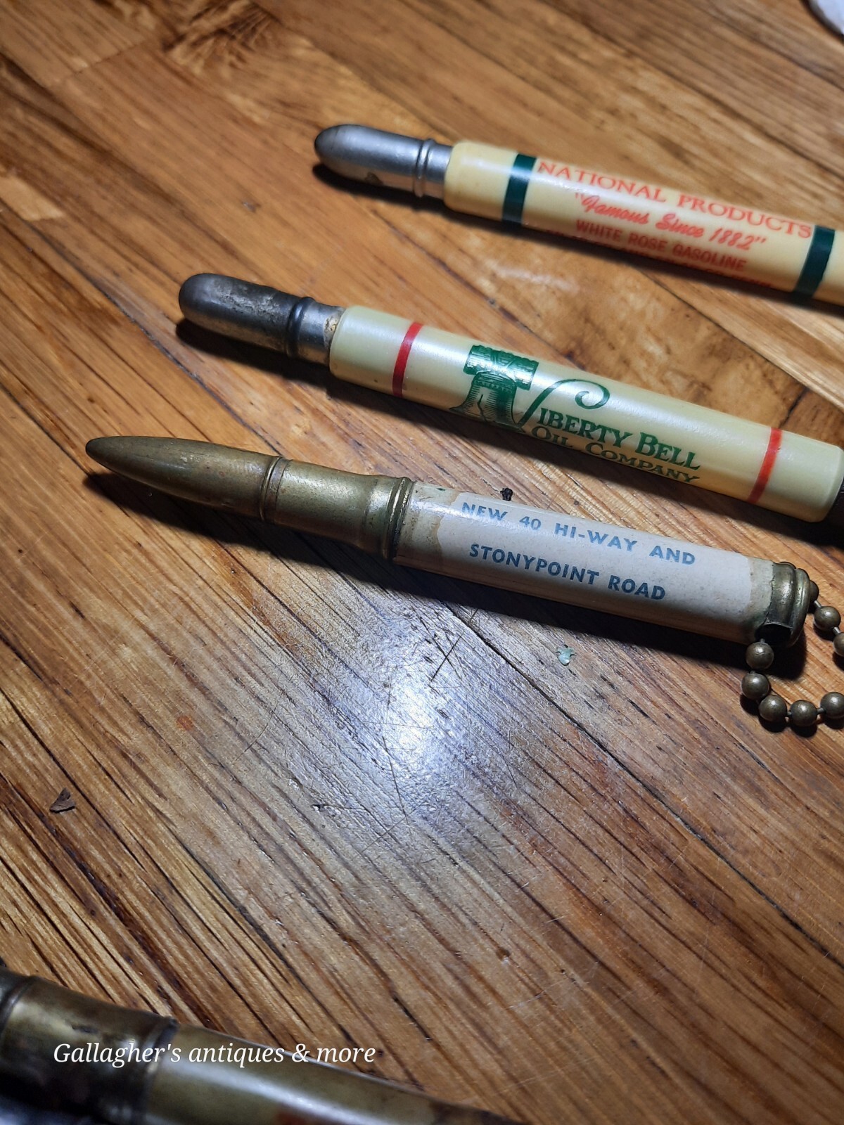 Vintage Oil Advertising Pencil Lot Sinclair Pan-am Skelly White Rose Texaco