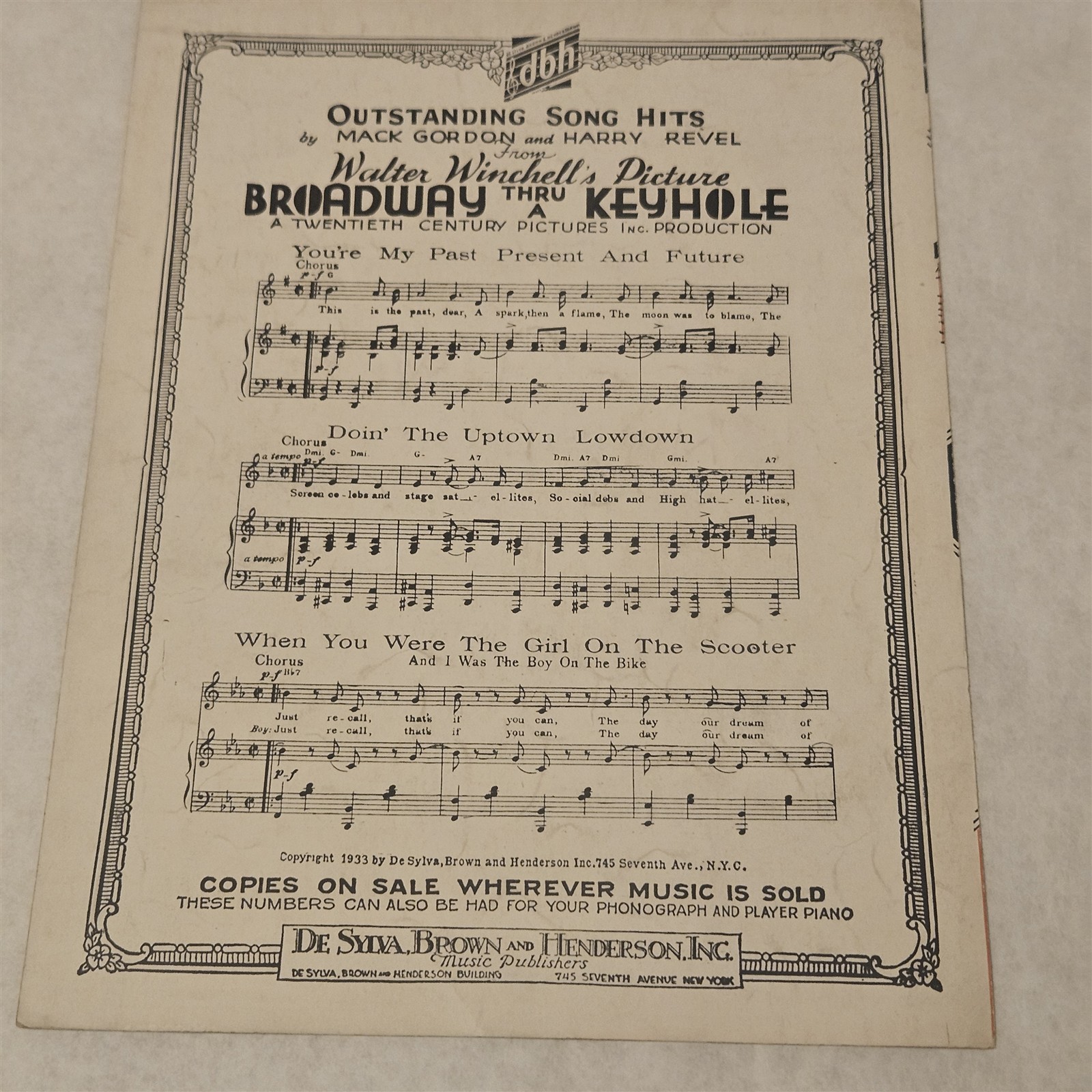 I'll See You in Church Sheet Music Phil Harris Charles Newman 1930s