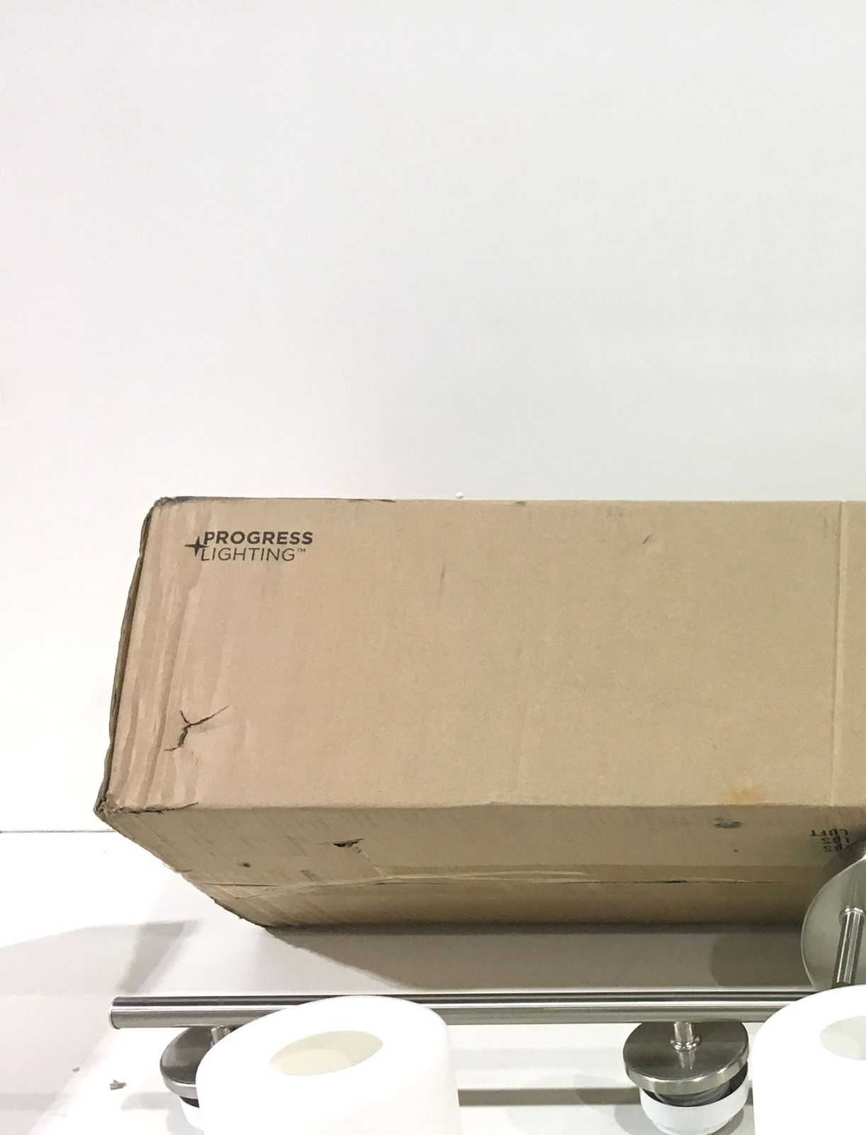 Progress Lighting P2160-09 Replay 4-Light Brushed Nickel Vanity Light New