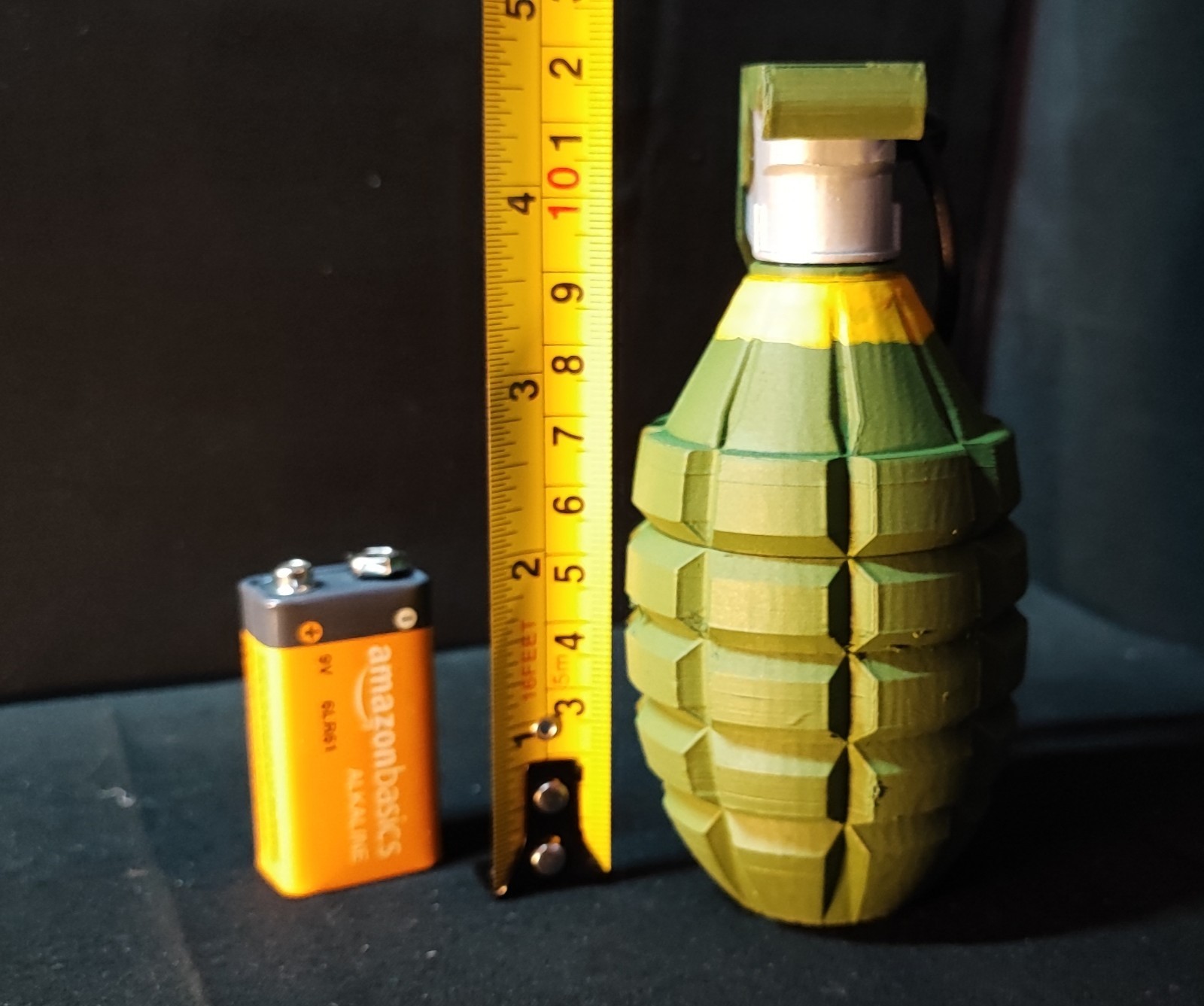 Inert WWII MK2 Pineapple Grenade Replica 1:1 Prop Training cosplay