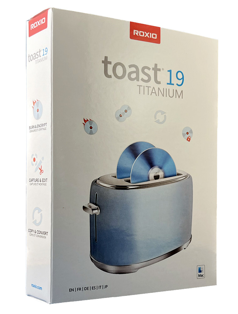 Roxio Toast 19 Titanium for Mac - New Retail Box