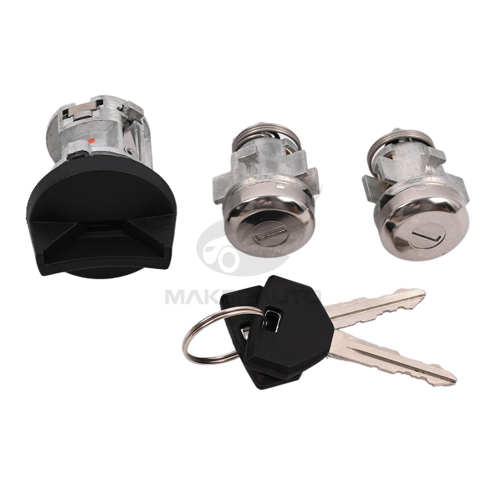 New Ignition & Door Lock Cylinder Set Fits 98-01 Ram 1500 2500 3500 Key Alike