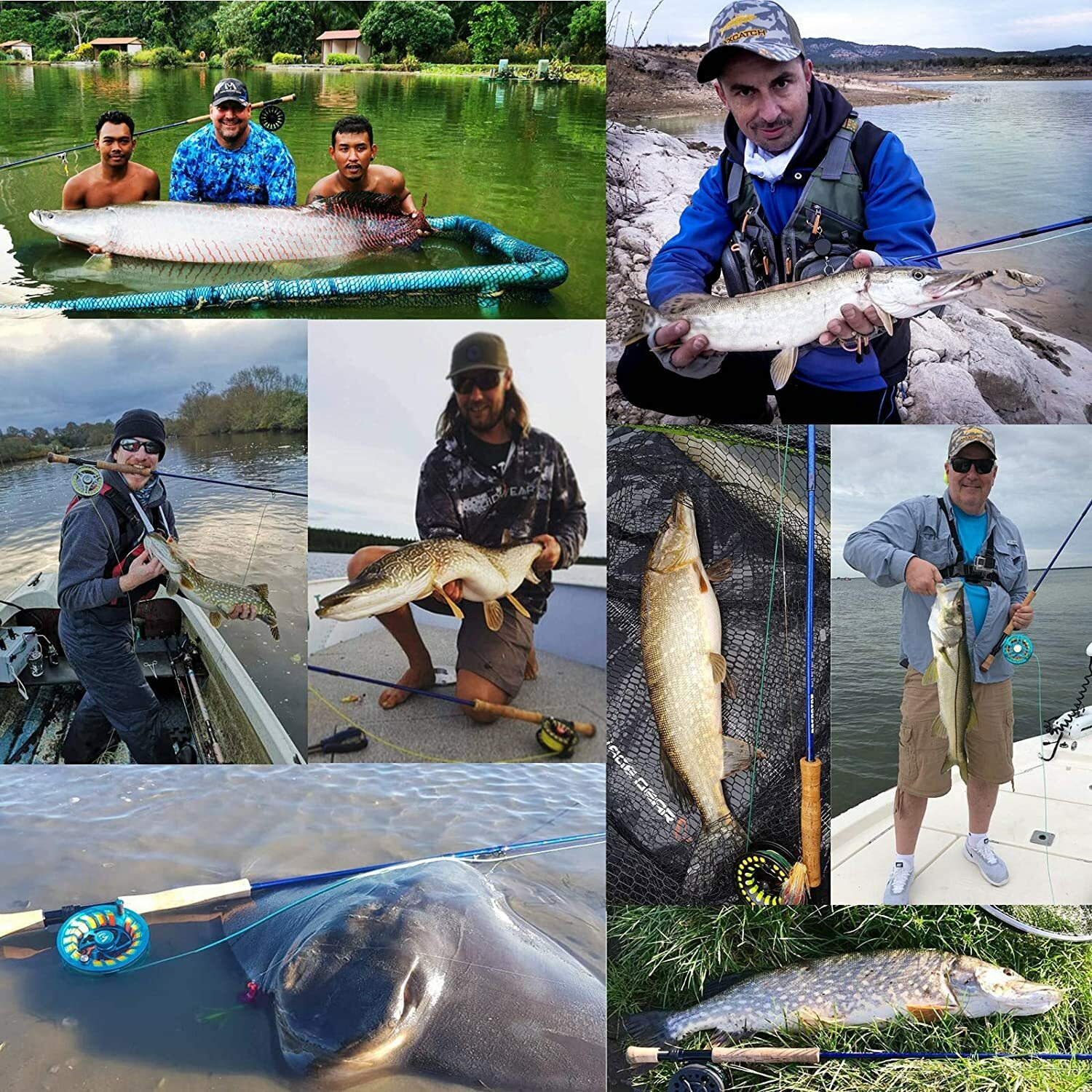 Maxcatch Saltwater Fly Fishing Rod and Reel Combo 9FT 8-10WT Complete Outfit