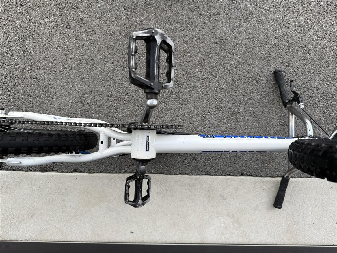 2000 DK Banshee Mid School BMX All Original White Blue Old Complete Bike Bicycle