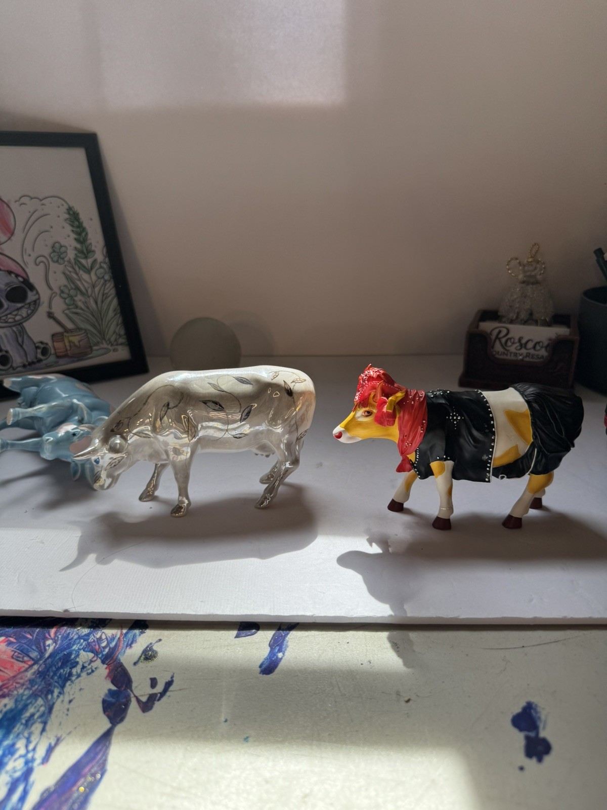 Cow Parade Lot Of 3 Figures *READ DESCRIPTION* Beautiful