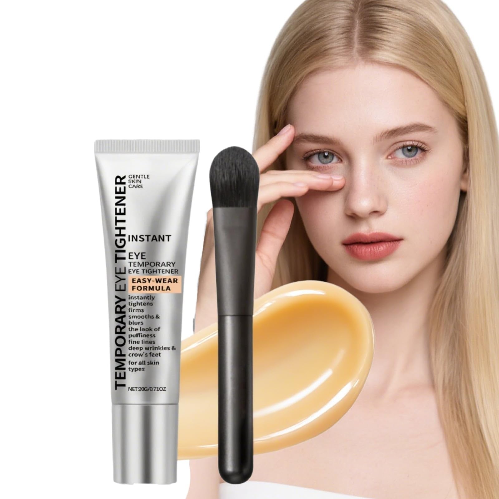 Perfection Eye Tightener - Instant Skin Tightener, 0.71 Fl Oz, No-Filter Primer