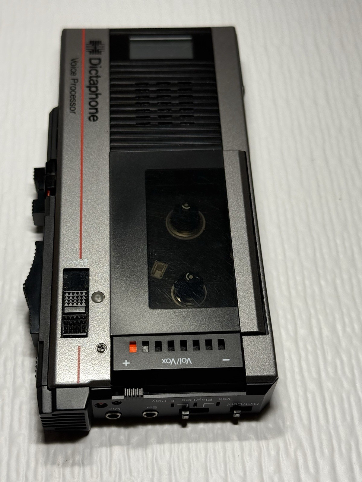 Vintage Dictaphone 3253 Voice Processor Micro Tape Recorder w/ Case - Powers On