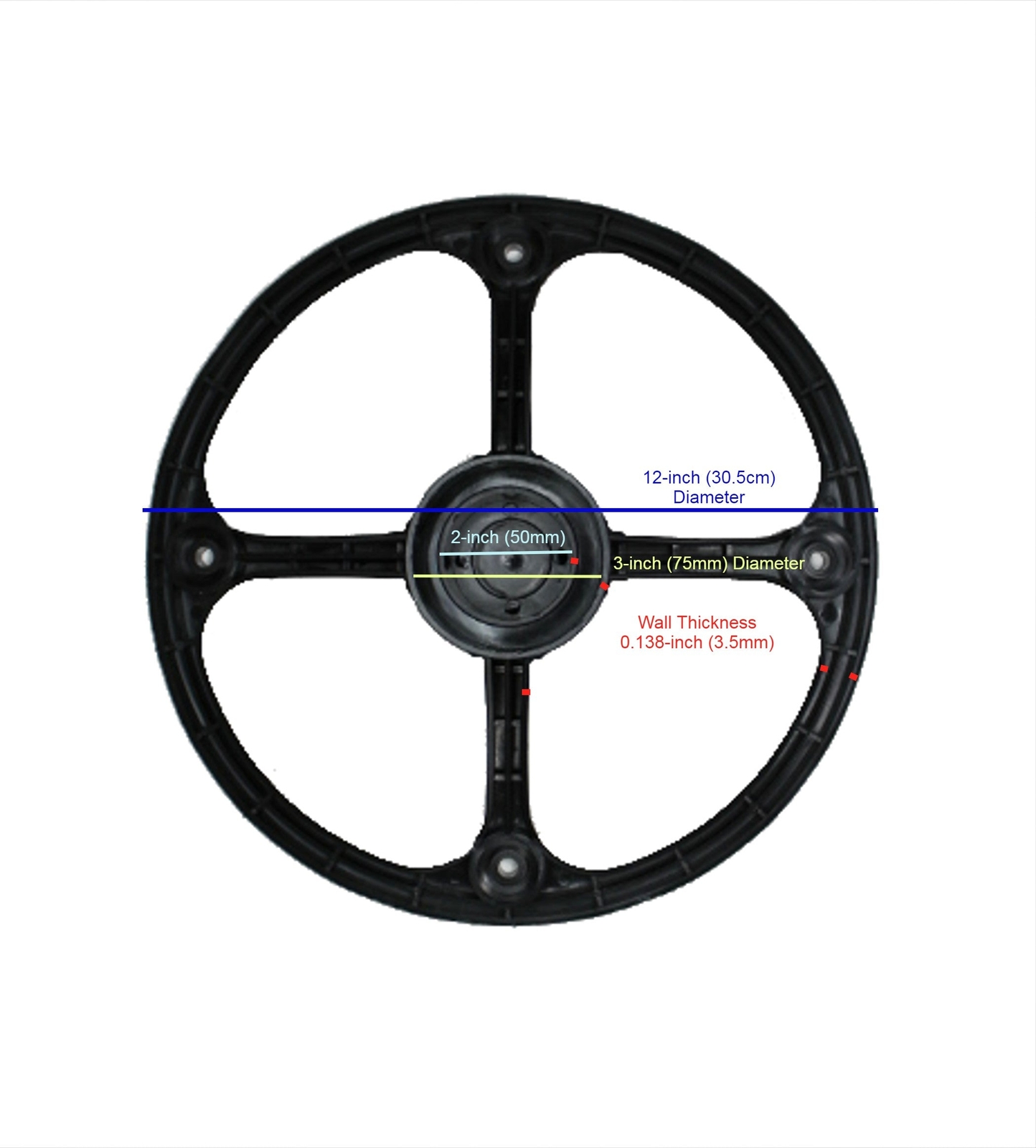 DRAGON TOWER 12 Inch Dragon Fruit Trellis Plant Support