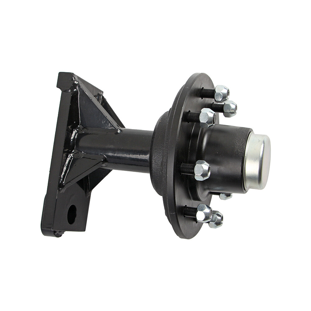 Pair Upgraded 8 x 6.5 Lug Superior Shipping Container Wheels Bolt-on Spindle Kit