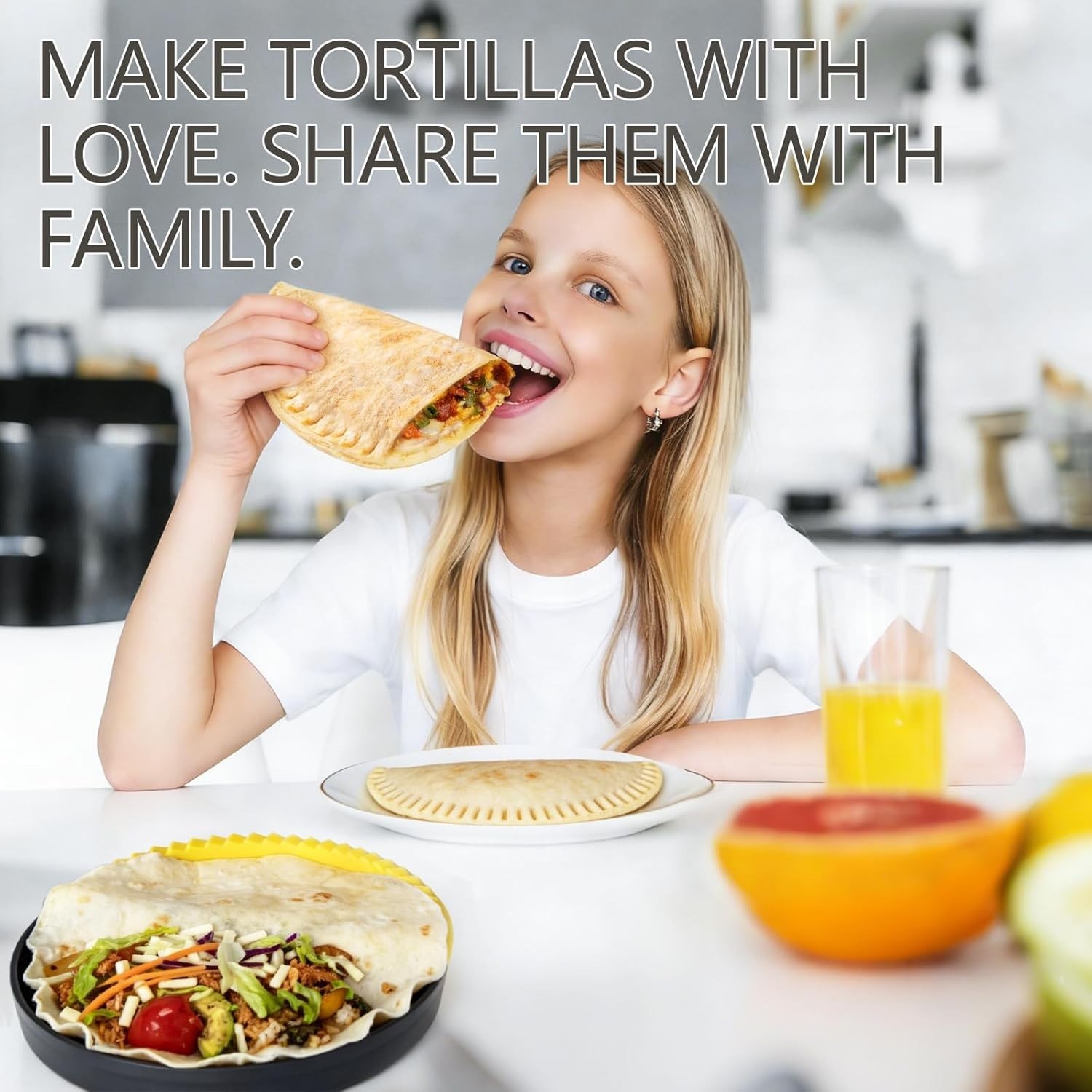 8-10” Tortilla Sealer, Flour Tortillas | DIY Make Sealed Quesadillas，Tacos
