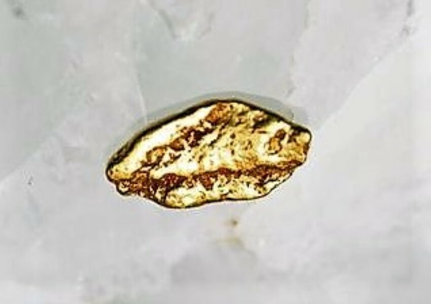 PURE GOLD NUGGET ALASKA YUKON BC NATURAL SMALL ROCK HAND PICKED RAW FINE 22k .4g