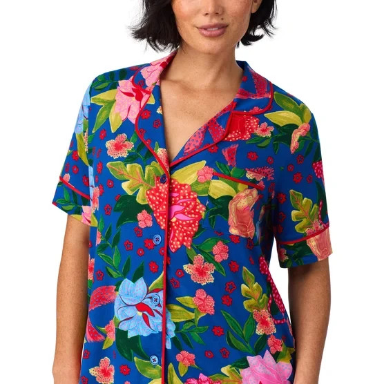 Room Service 2PC Women's Pajama Set Pink Sleepwear