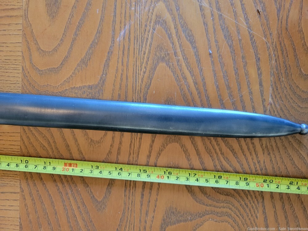 Modified Eagle Head Bowie Knife with Scabbard and Frog Used