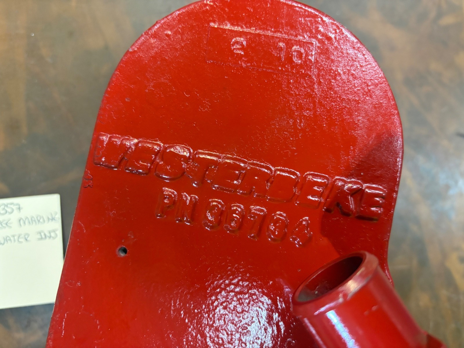 WESTERBEKE 30 B THREE MARINE EXHAUST ELBOW 45° WATER INJECTED #36734