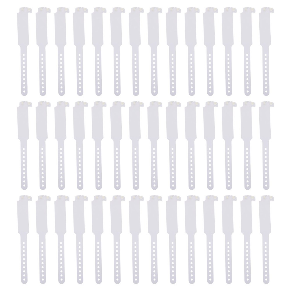 100 Pcs Disposable Hospital Id Wristbands Patient Identification Bands