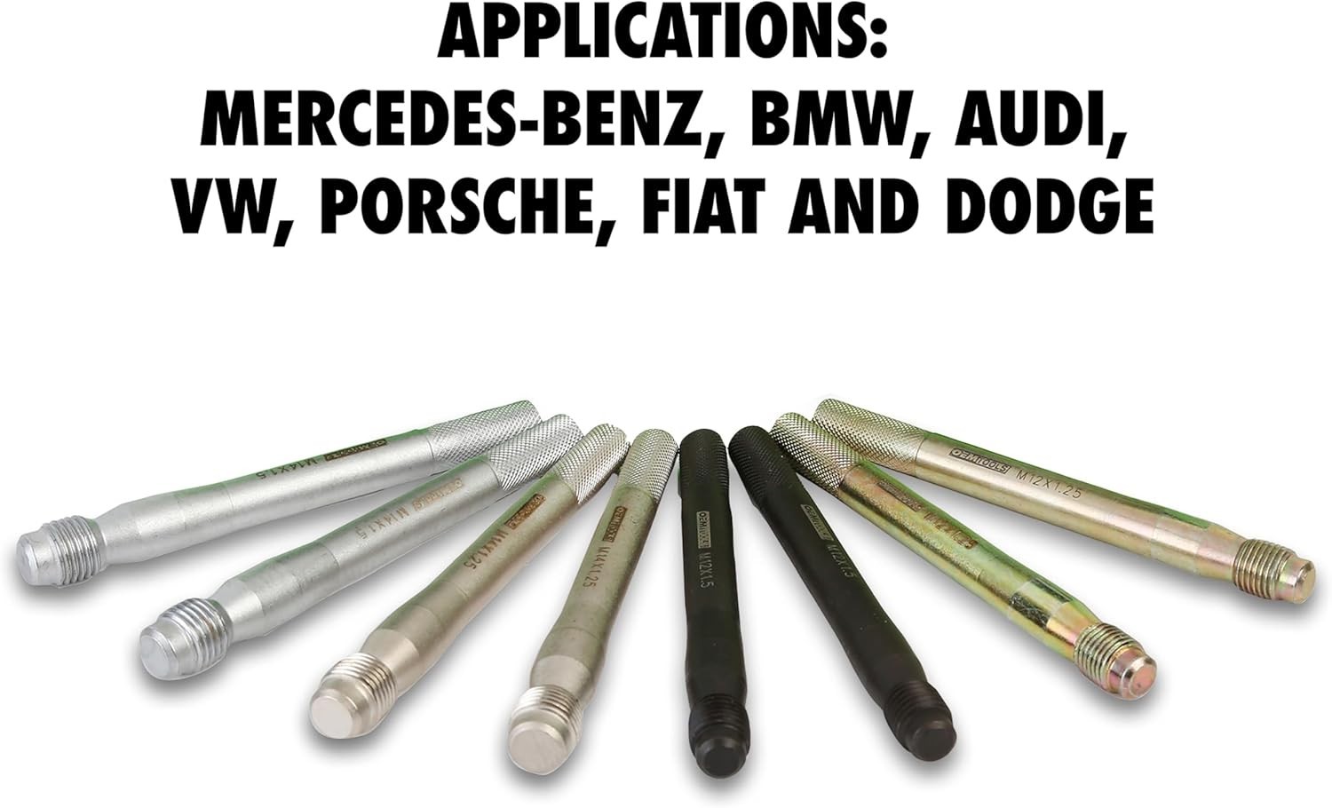 Professional 8-Piece Wheel Stud Installer - Prevents Damage During Fitment