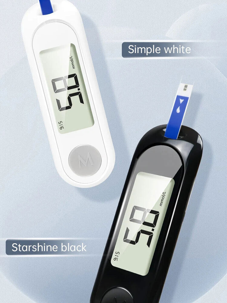 Blood Glucose Meter Diabetes Testing Kit Sugar Meter Glucometer 50 Test Strips