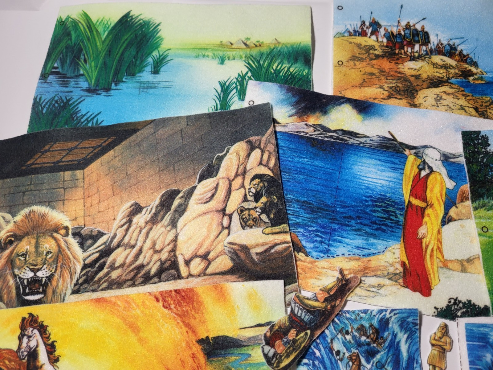 Betty Lukens 1987 Quiet Book Bible Felt Flannelgraph Lot Gently Used-incomplete