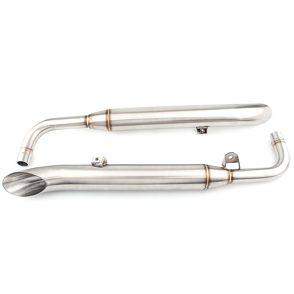Muffler Exhaust Pipe Stainless Steel For Triumph Bonnieville Bobber T100 T1200