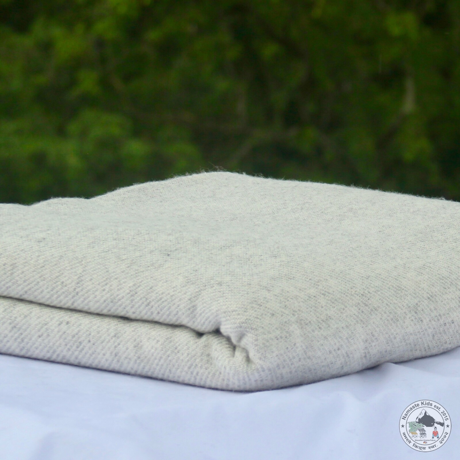 Cashmere Blanket "Ama" (अमा), Handcrafted from Nepal, Bedspread, Cuddle Blanket