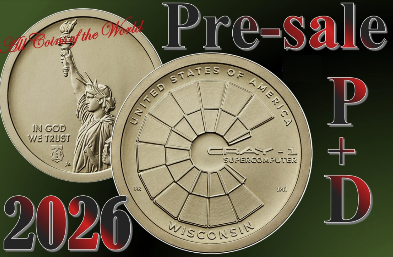 2026 P&D American Innovation $1 Coin Wisconsin PRE SALE 04.07.2026