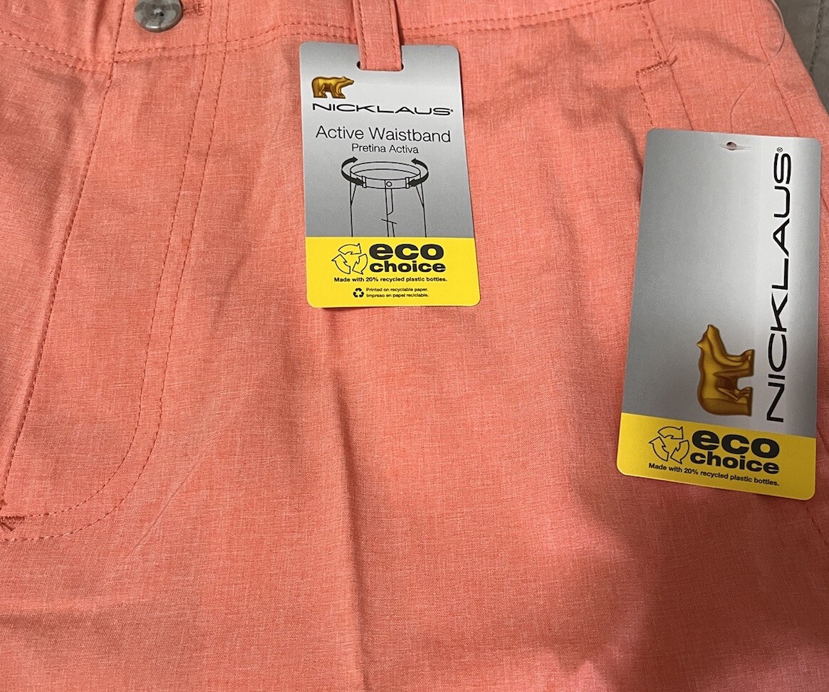 NWT Mens Dress Shorts By Nicklaus Multiple Sizes!!