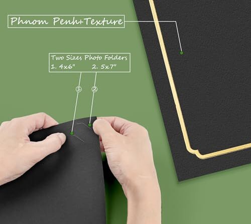 400 Pack Photo Folders for 4X6 or 5X7 Paper Cardboard Frames Picture Folder