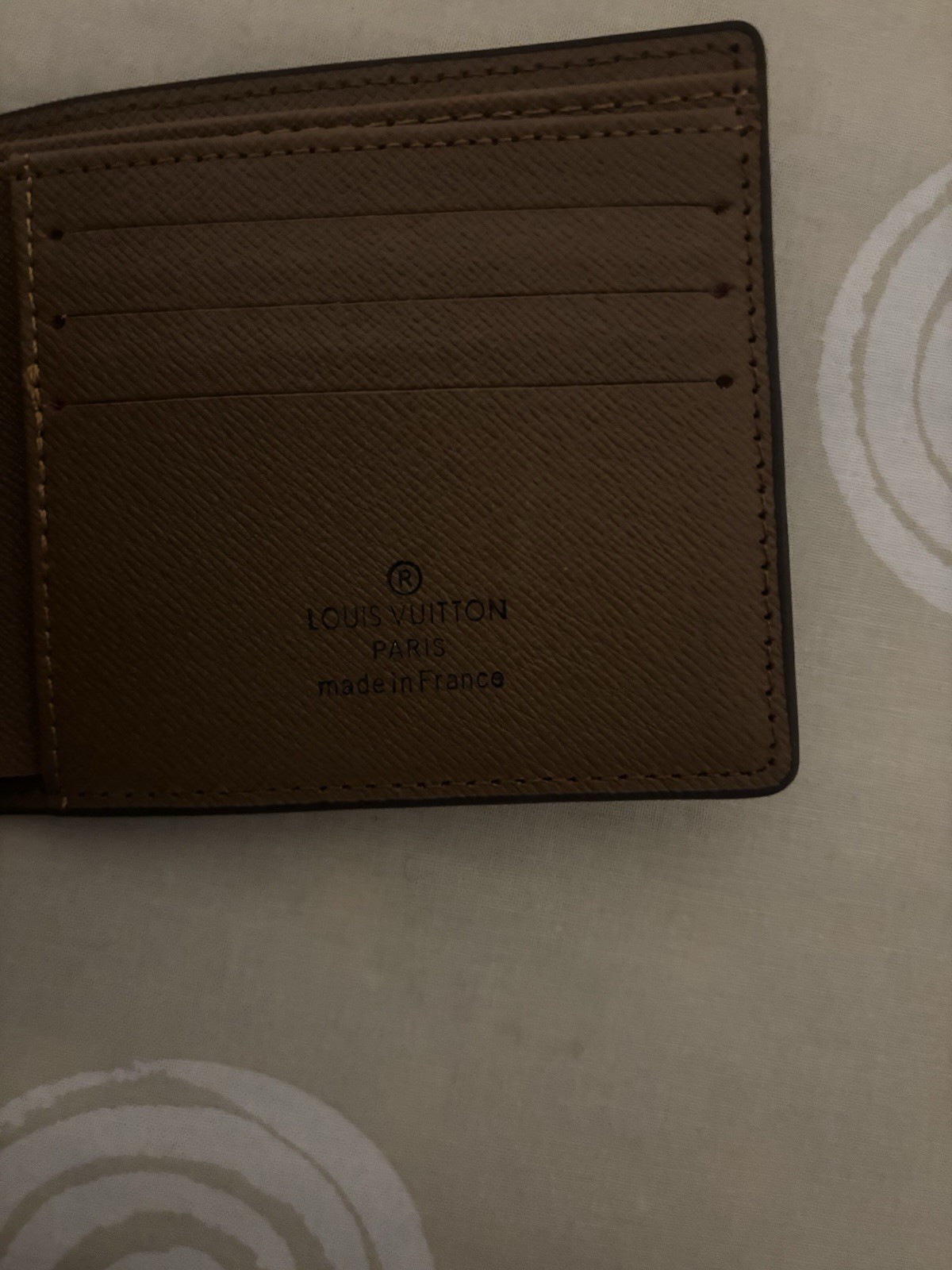 Authentic louis vuitton Brown Bifold Wallet Monogram for men