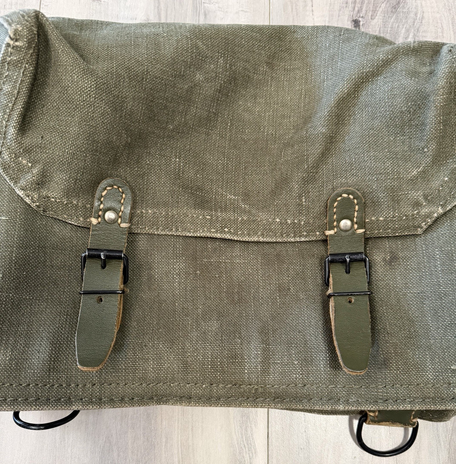 vintage military ammo pouch messenger bag