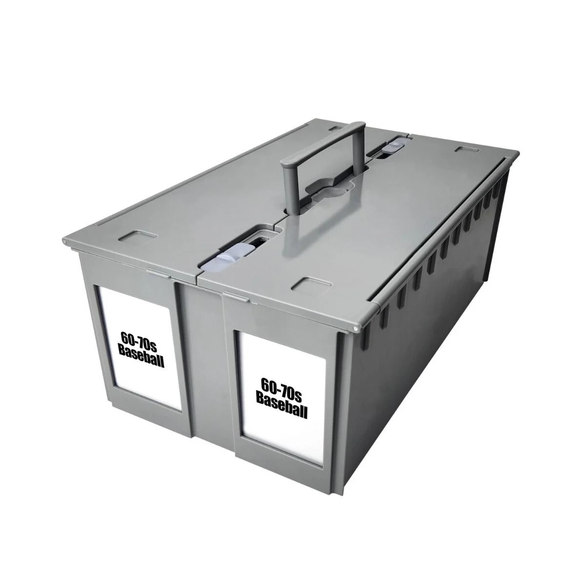 BCW Graded Card Bin 2 Row Gray Long Term Storage Box Hold PSA BGS SGC CSG Slabs