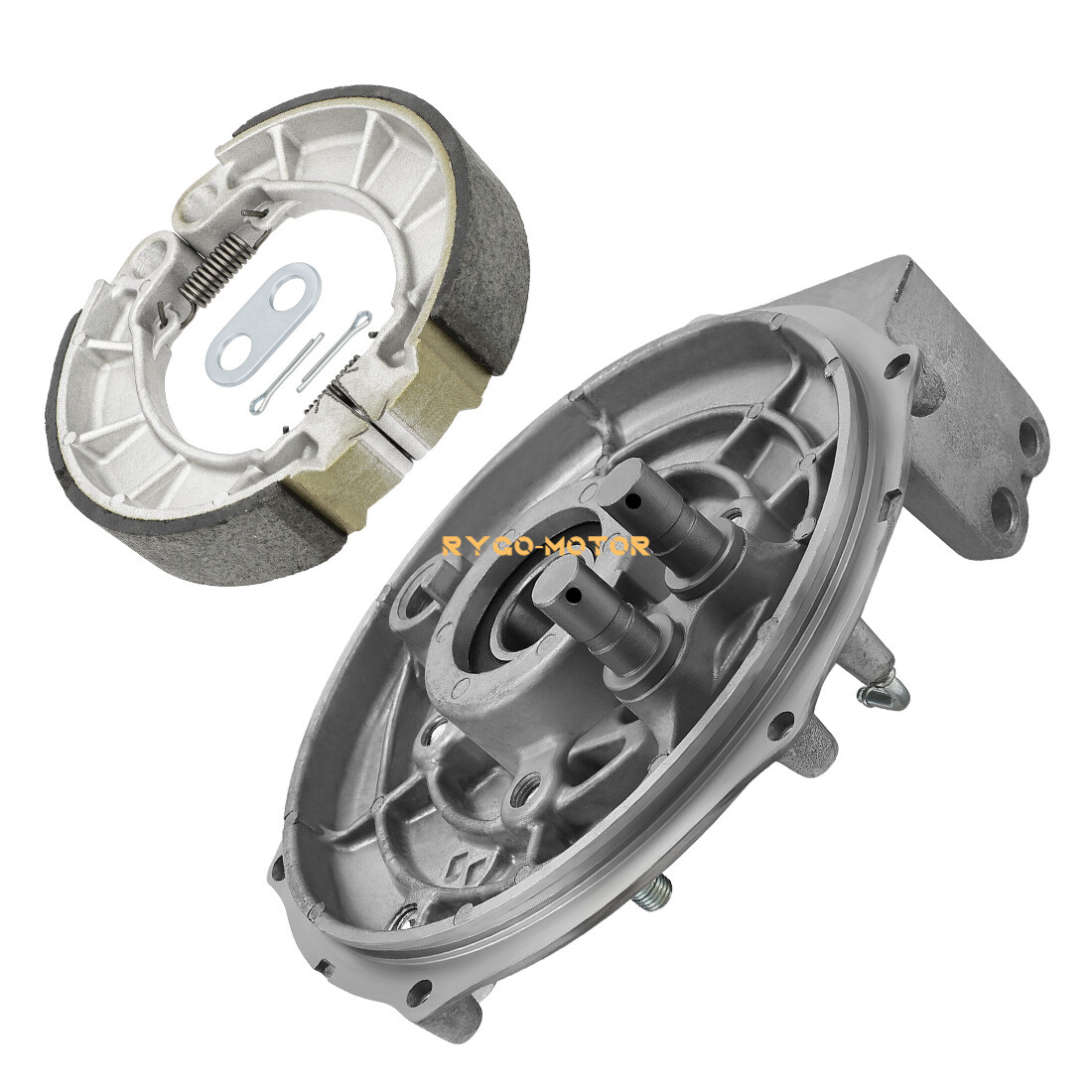 Rear Brake Drum Hub Plate Cover Shoes Seals for Honda TRX450FE/FM Foreman 98-04