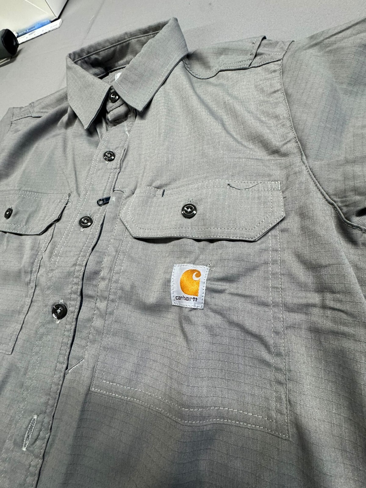 Carhartt Men's Short-Sleeve Button-Down Work Shirt New