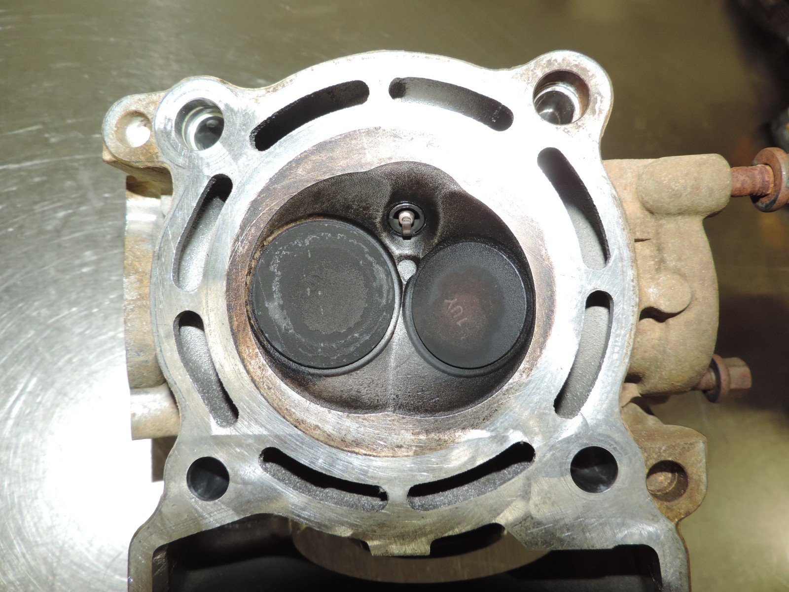 2000 Yamaha Kodiak 400 OEM Cylinder Head & Camshaft RUNNING ENGINE