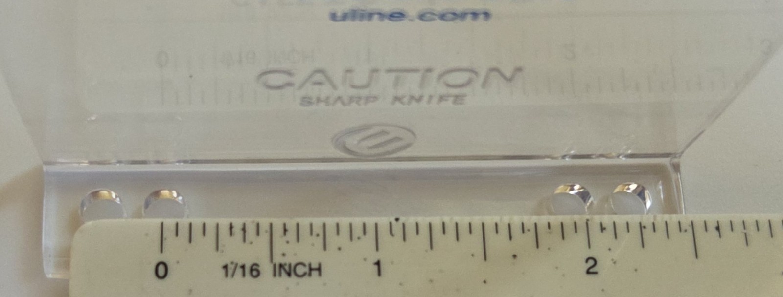 2 PACK Wipe-Down Blade for Industrial Uline Tape Dispensers - 3", BRAND NEW