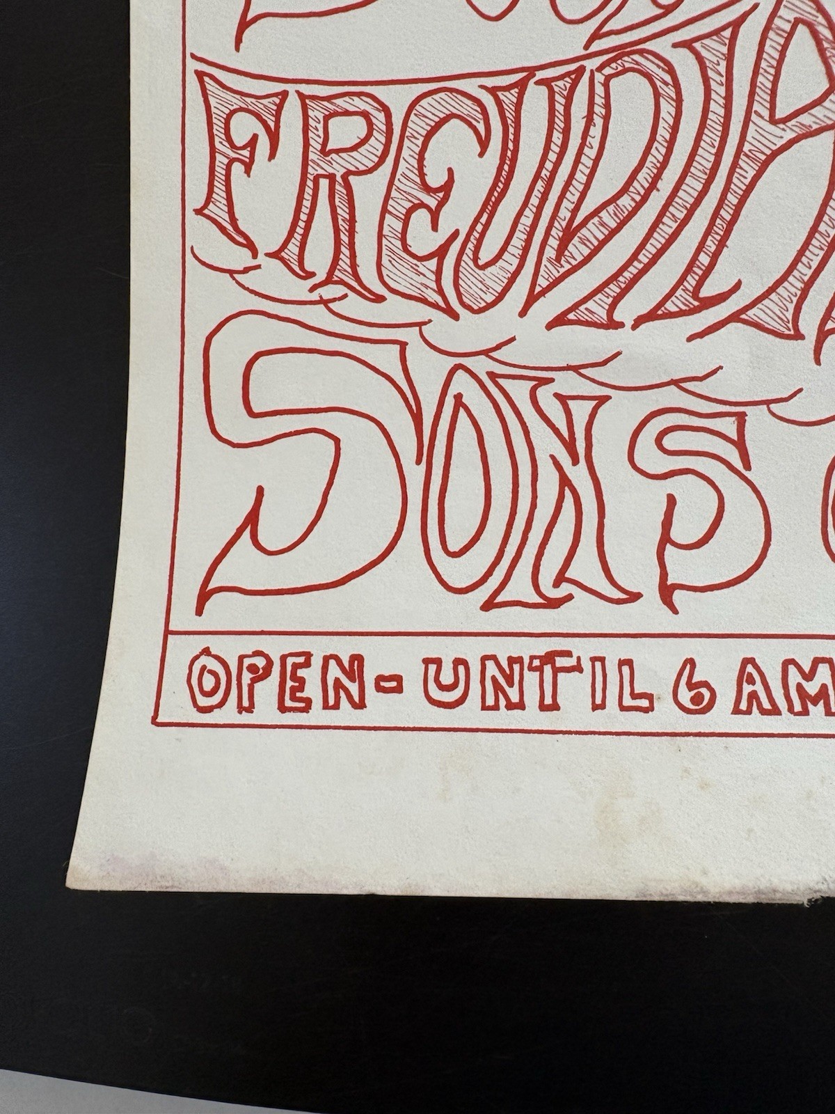 1966 Sparrow Freudian Slips Sons of Champlin The Ark Sausalito Original Poster