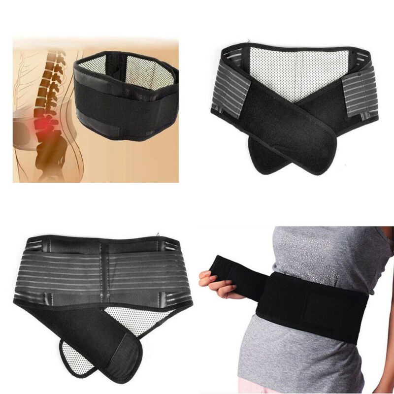 Adjustable Lumbar Support Lower Waist Back Belt Brace Pain Relief For Men Women