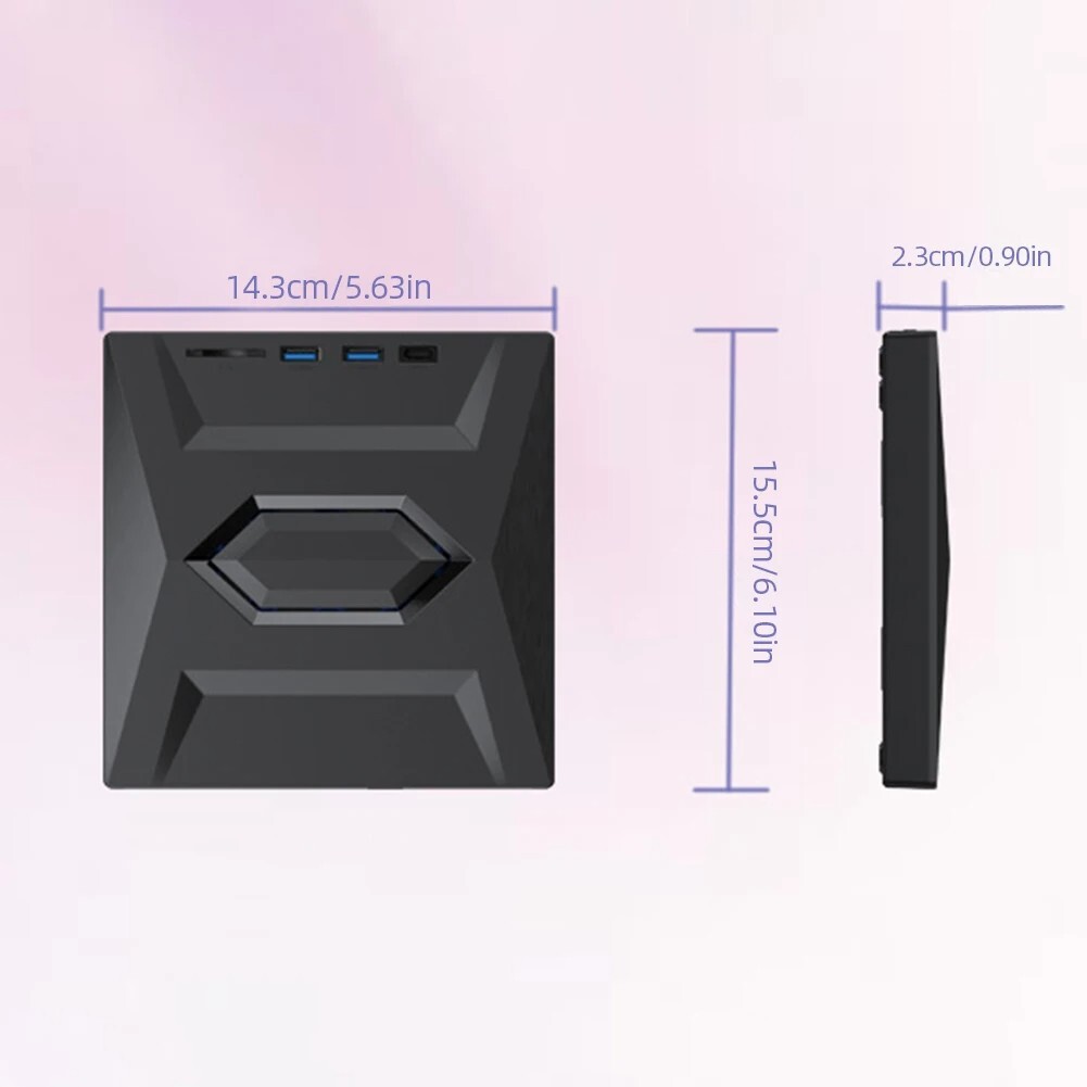 External CD DVD Drive, USB 3.0 Player Burner Writer, for PC Laptop Windows 11 10