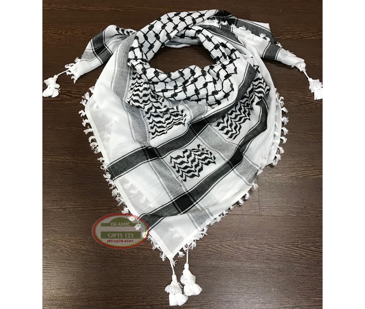 Keffiyeh Arab Scarf Palestine Original Arafat Shemagh Wholesale Woven LRG size