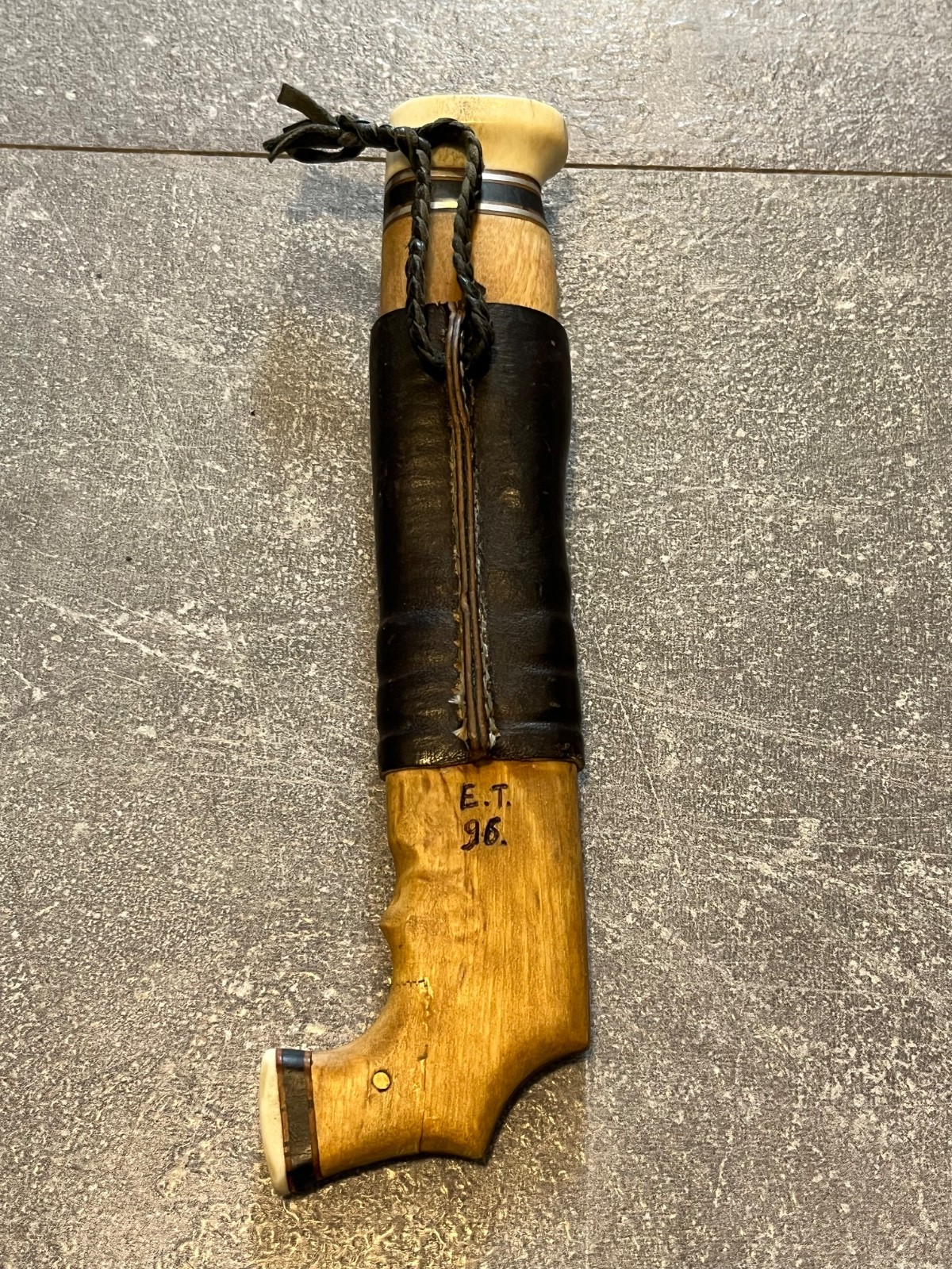 vintage swedish handmade knife puukko markt RB hunting fishing camping